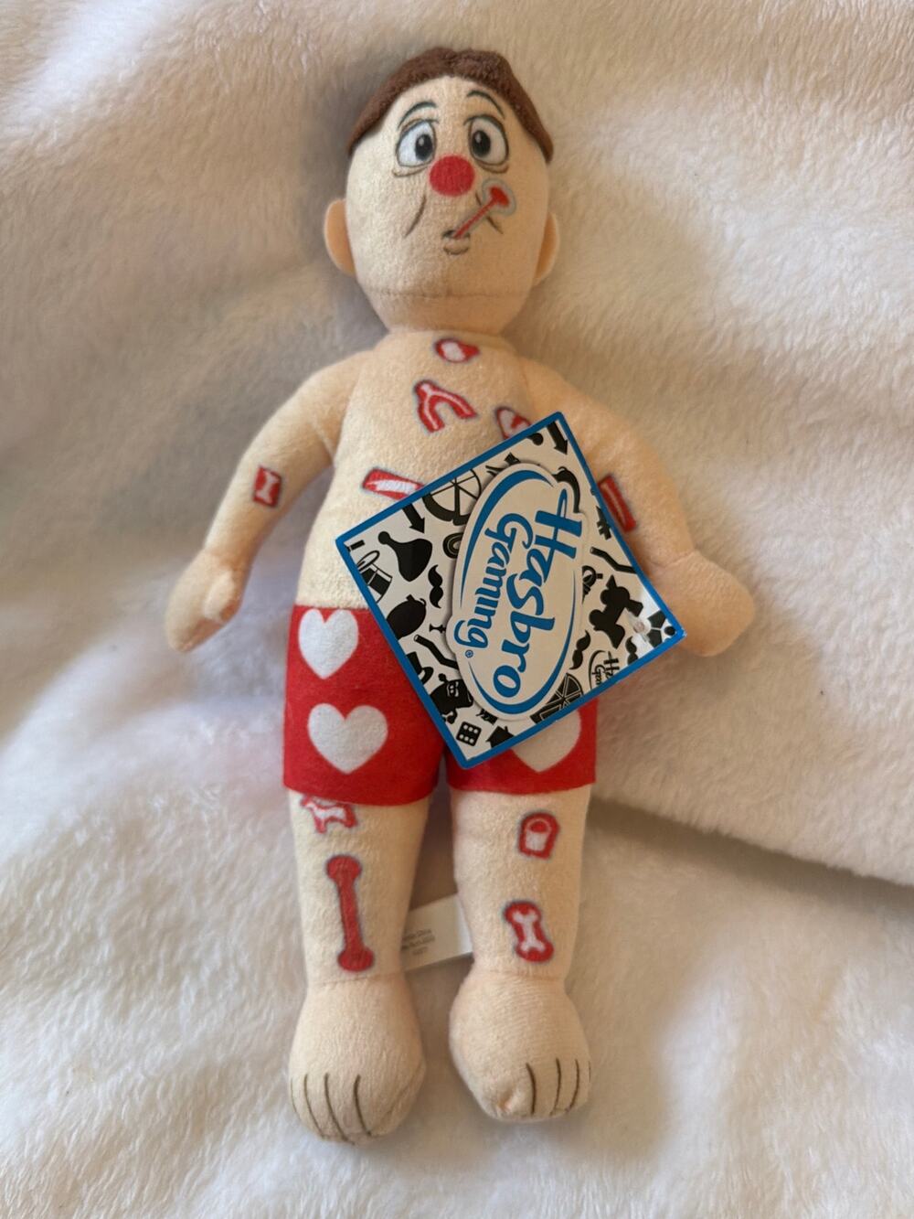 Hasbro Gaming Operation Cavity Sam Plush Doll Stuffed Toy w/ Tag 13"